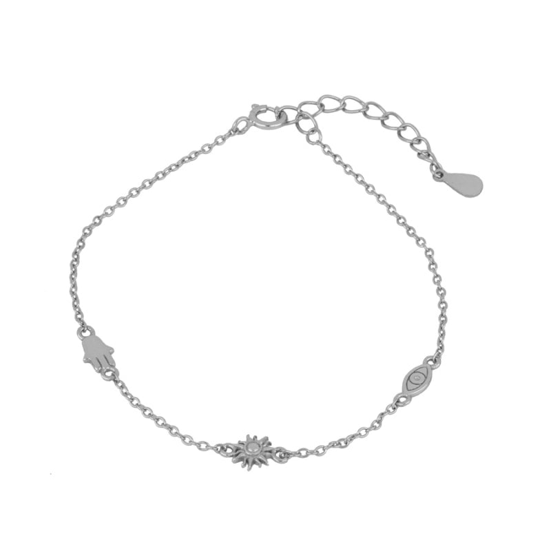 MYSTIC SUN Pulsera con baño de oro 18k