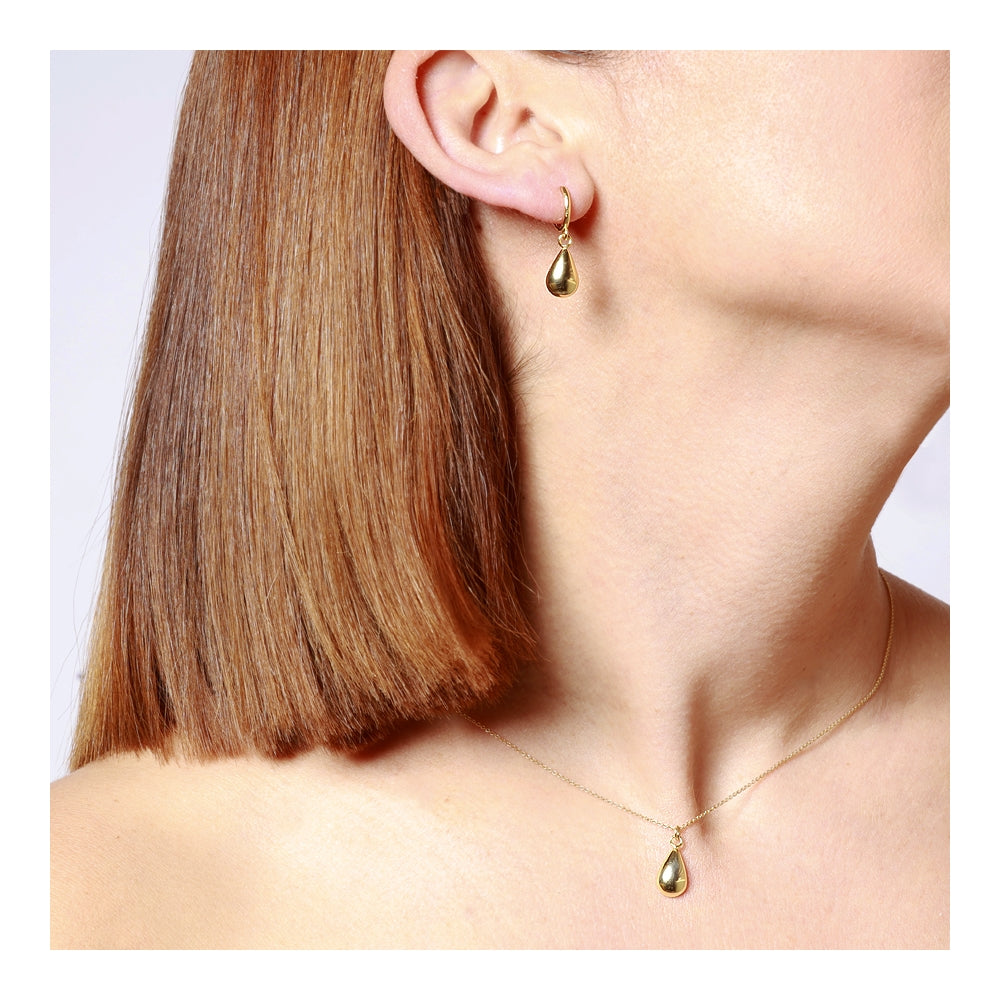 DROP Collar con baño de oro 18k