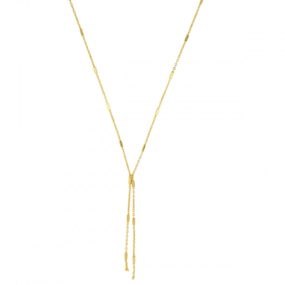 CHANTING Collar con baño de oro 18k