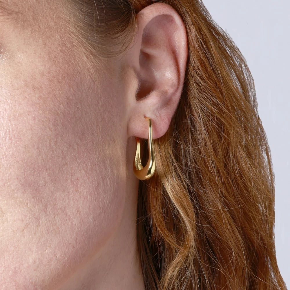 NIEVES Pendientes de plata rodiada