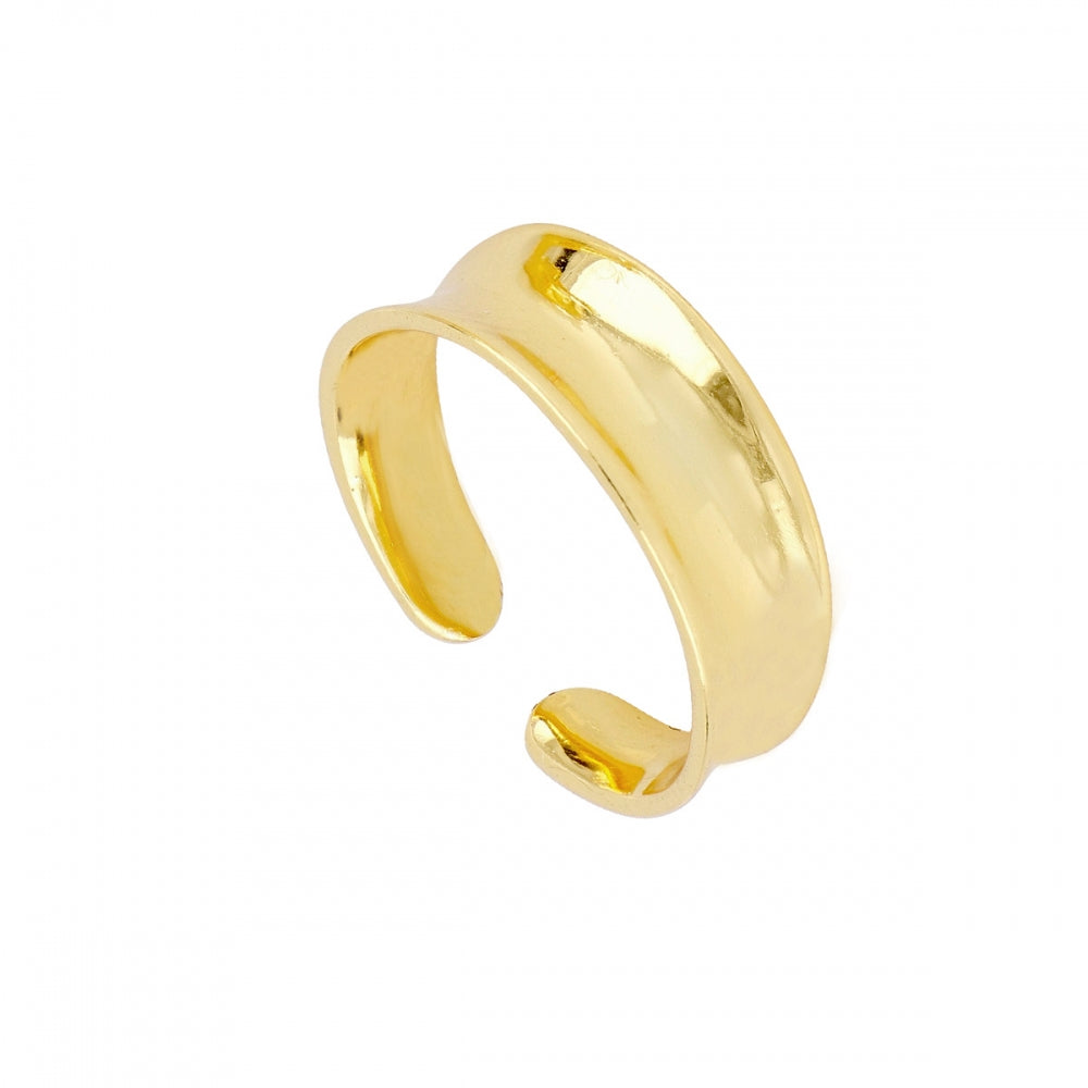 LILY Anillo meñique con baño de oro 18k