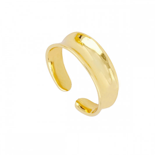 LILY Anillo meñique con baño de oro 18k