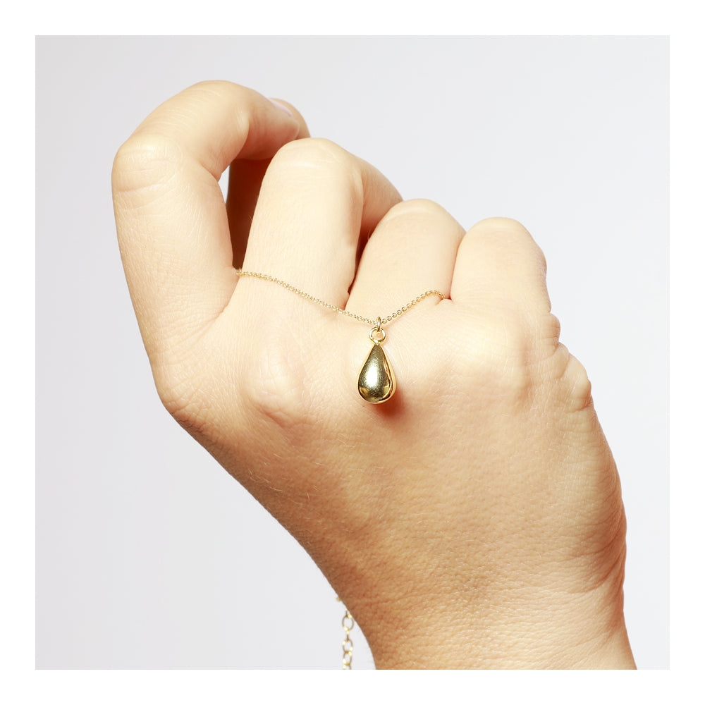 DROP Collar con baño de oro 18k