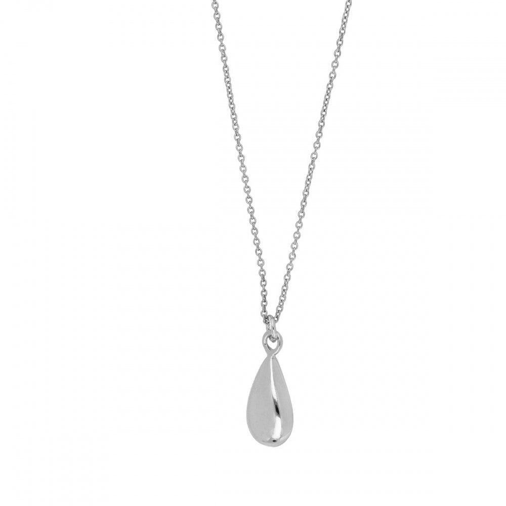 DROP Collar de plata rodiada