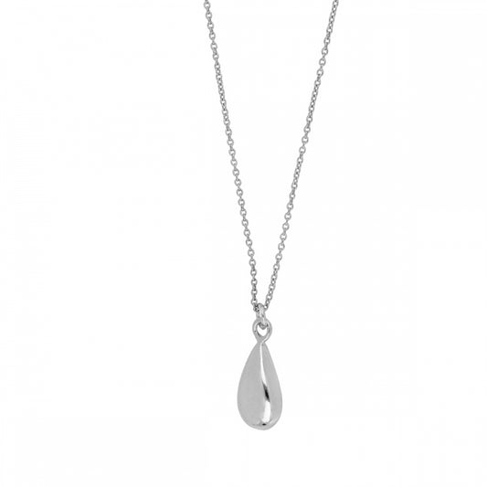 DROP Collar de plata rodiada