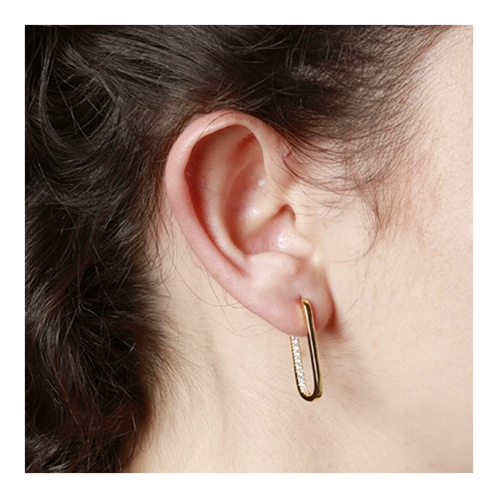 MIMI Pendientes con baño de oro 18k