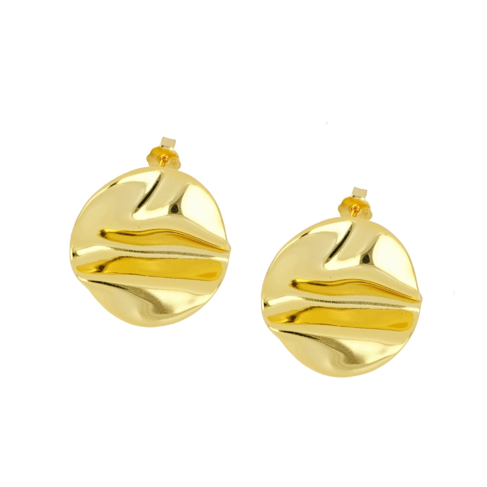 DALIA Pendientes con baño de oro 18k