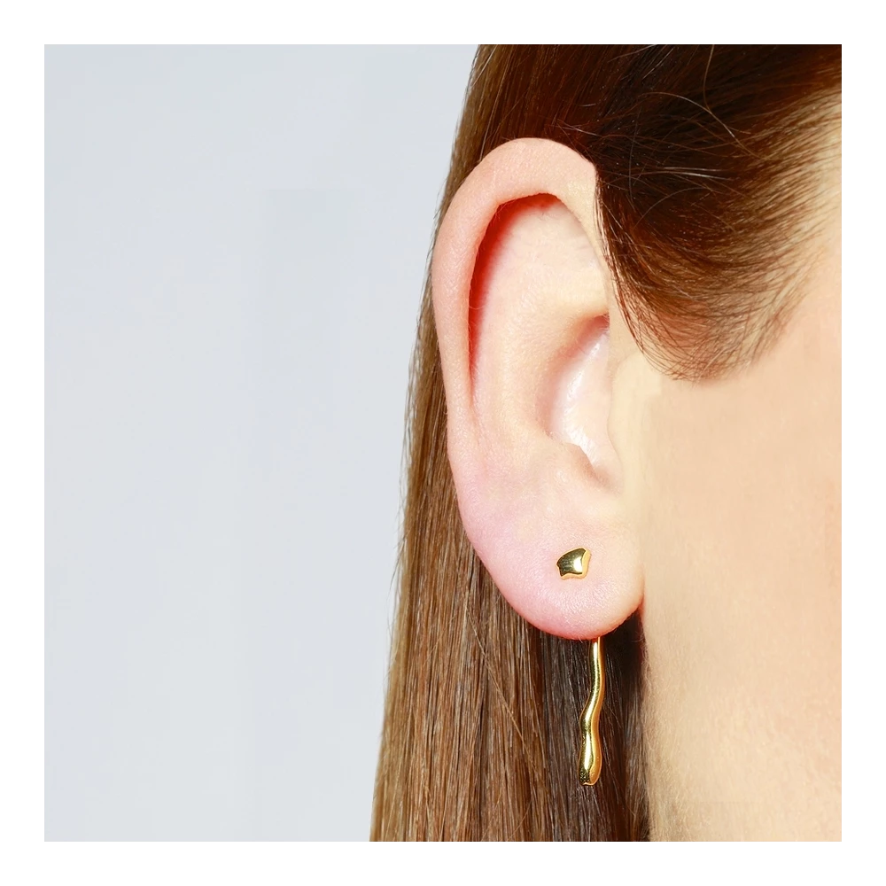 HARRIET Pendientes de plata rodiada