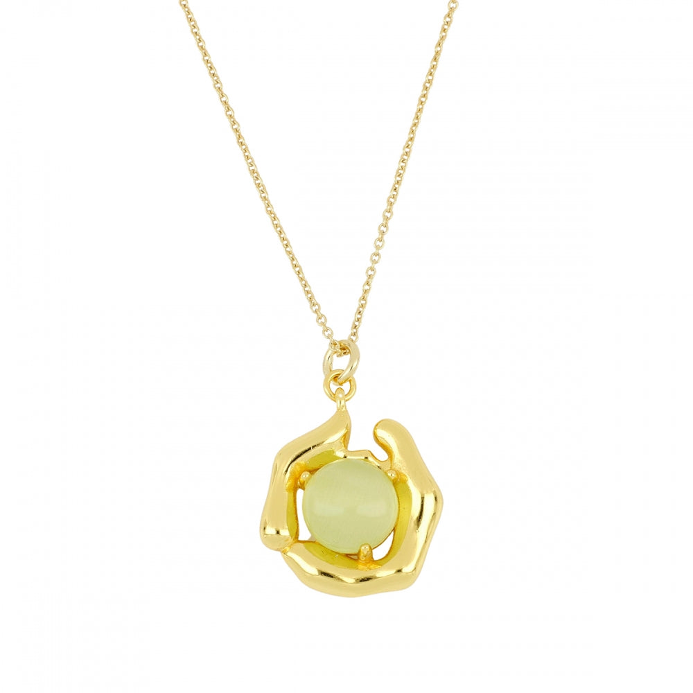 VENUS Collar con baño de oro 18k